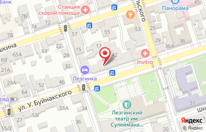 Пивной бар в Махачкале на карте