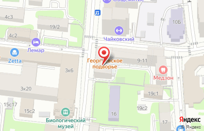 Тенториум в Пресненском районе на карте
