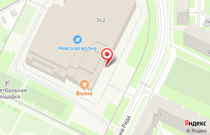 Спортивная школа олимпийского резерва Невские звезды на проспекте Большевиков на карте