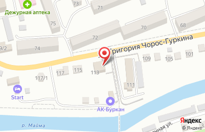 Торговый дом Юнона в Горно-Алтайске на карте