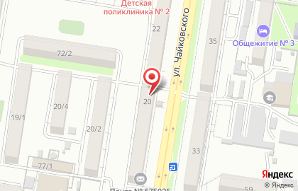 ВиноВодочный на улице Чайковского на карте
