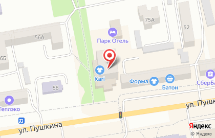 Служба доставки цветов Flogoods на улице Пушкина на карте