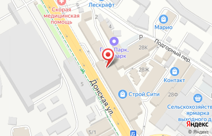 Салон мебели Фаворит в Центральном районе на карте