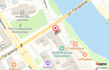 Юридическая компания по банкротству физических лиц Бизнес-Юрист на улице Гагарина на карте