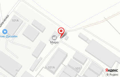 Торгово-производственная компания ЦентргазПластик на улице Шевченко на карте
