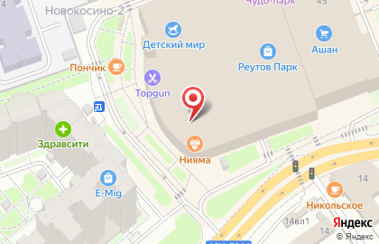Бар Суши-Маркет на Носовихинском шоссе на карте