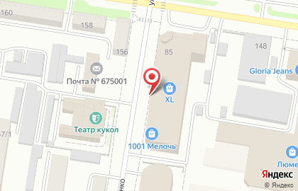 Торговый центр XL на улице Шевченко на карте