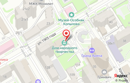 Школа танцев Ералаш на Площади Гарина-Михайловского на карте