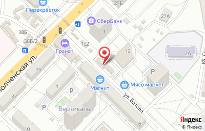 Магазин Фруктовый РАЙ в Тракторозаводском районе на карте