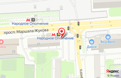 Ломбард СитиКредит на проспекте Маршала Жукова на карте