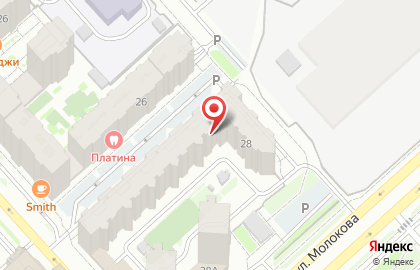 Аква-клуб Осьминожки в Советском районе на карте