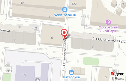 ТрансАвтоМастер в Останкинском районе на карте