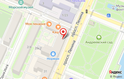 Фирменный магазин Великолукский мясокомбинат на проспекте Ленина, 25 на карте