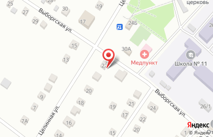 Супермаркет Покупочка на Целинной улице на карте