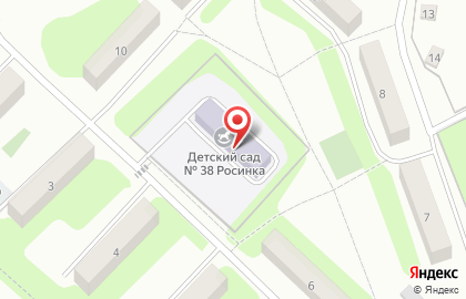 Детский сад №38, Росинка, общеразвивающего вида на карте