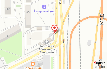 Закусочная в Москве на карте