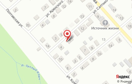 Комсомольская городская станция по борьбе с болезнями животных Ленинского округа на карте