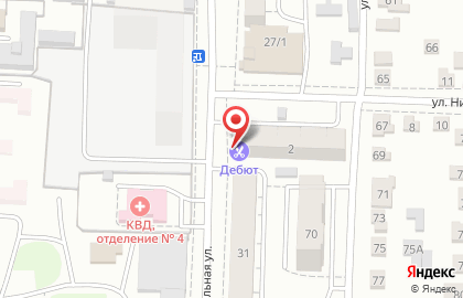 Парикмахерская Дебют на улице Николая Зенькова на карте