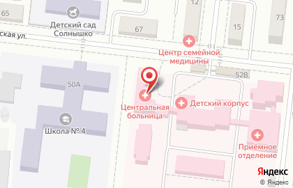 Заинская Центральная больница на карте