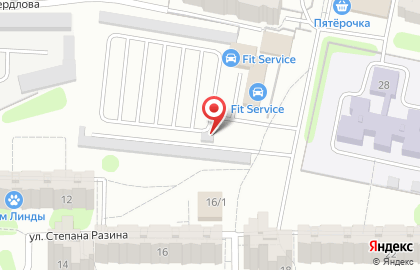 Автостоянка в Саратове на карте