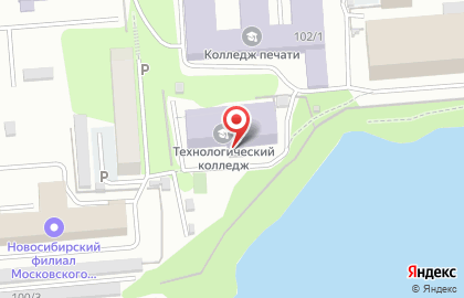 Новосибирский технологический техникум на карте