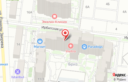 Медицинская компания Инвитро на Машиностроителей на карте