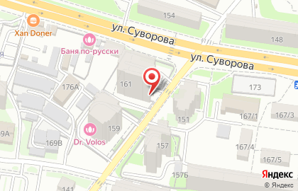 Страховая компания Согласие на улице Суворова, 161 на карте