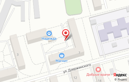 Балтийский Банк на улице Дзержинского на карте