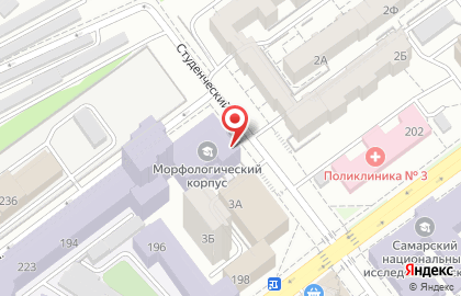 Самарский Государственный Медицинский Университет на Чапаевской улице на карте
