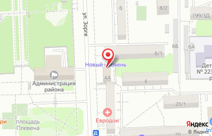 Автошкола RED на улице Зорге на карте