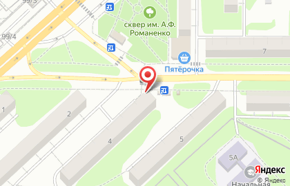 Магазин фруктов и овощей в Октябрьском районе на карте
