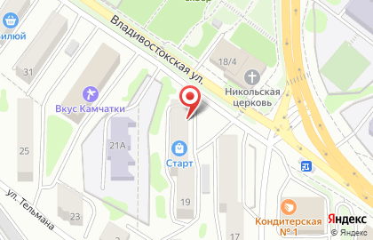 Магазин Старт в Петропавловске-Камчатском на карте