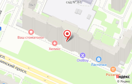 Магазин разливного пива Бочка в Красносельском районе на карте