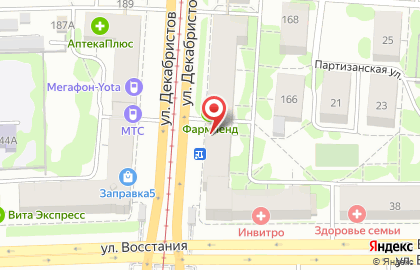 Салон-парикмахерская Ника на улице Декабристов на карте