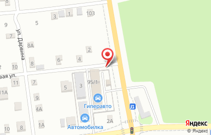 Колесо на Воронежской улице на карте
