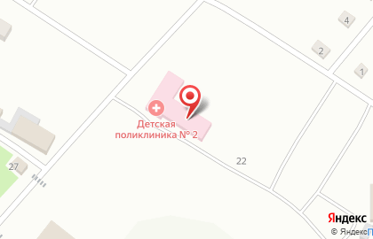 Детская поликлиника Городская больница №2 на улице Энгельса на карте