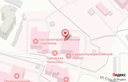 Якутская городская клиническая больница на карте