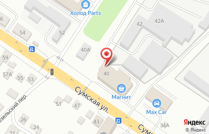 Магазин автозапчастей в Белгороде на карте