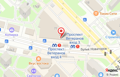 Магазин сладостей в Санкт-Петербурге на карте