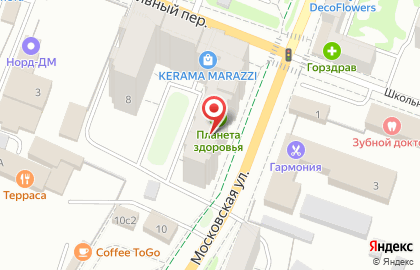 Салон красоты Prime на Московской улице на карте