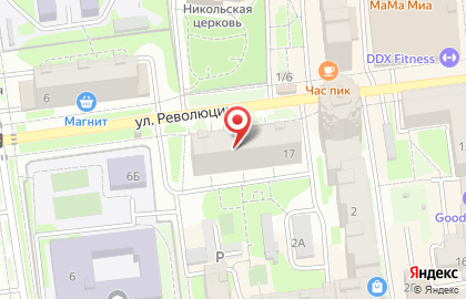 Киоск по ремонту обуви по ремонту обуви на улице Революции на карте