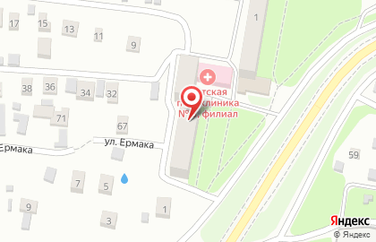 Детская поликлиника №5 на Ушакова на карте