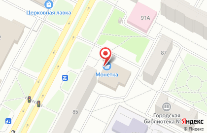 Магазин Монетка в Ханты-Мансийске на карте