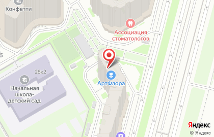 Кафе-кондитерская Север-Метрополь на Туристской улице, 28 на карте