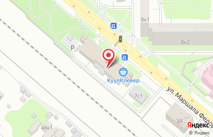 Общежитие HostelCity на улице Маршала Федоренко на карте