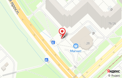 Киоск по продаже фруктов и овощей в Ярославле на карте