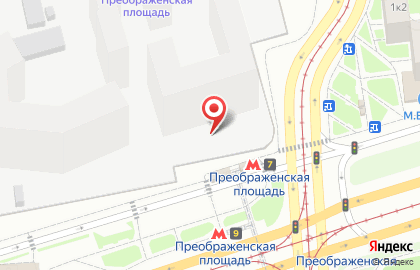 Столовая Медиан на Преображенской площади на карте