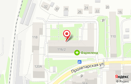 Лаборатория мира на Пролетарской улице на карте