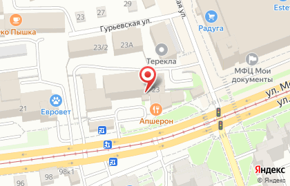 Караоке-бар STAR на улице Менделеева на карте