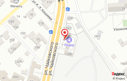 Кафе в Грозном на карте